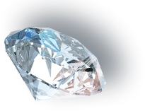 Diamant 1 auf transparentem Hintergrund